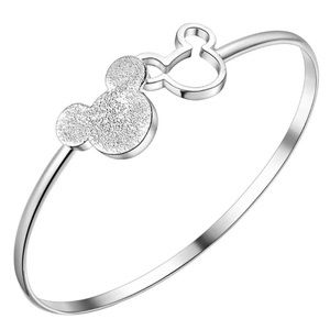Disney Resizable Bracelet Cuff Bangle Mickey Heads